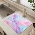 thumbnail image 6 of Dish Drying Mat Absorbent Dish Drainer Kitchen Counter 15.7x11.8inch Dish Drying Pad for Countertops Sinks Draining Racks Pastel Pink Marble Texture, 6 of 9