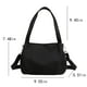 thumbnail image 3 of Bolsa de mensajero de nailon impermeable de gran capacidad | Bolsa de hombro de 15-20 L para gimnasio, viajes, para hombre y mujer | Compatible con portátiles para la escuela, el trabajo, el fitness, 3 of 9