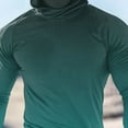 thumbnail image 5 of Puntoco Men Long Sleeve Shirt Men’s UPF 50+ Hoodie Shirt with Mask Long Sleeve Permanent UV Sun Protection Neck Gaiter Performance T for Outdoor Black XL(XL), 5 of 5