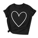 thumbnail image 4 of Xuyuer Valentine's Day women's lover printed t-shirt round neck short sleeve Shirt Women Alphabet ABC I Love You Printed T-Shirts Teacher Valentine Shirt Tees Tops, 4 of 7