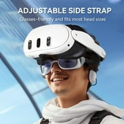 Head Strap for Meta Quest 3 - Comfortable Memory Foam Padding, Elite Strap Replacement for Meta Quest 3, Lightweight Adjustable VR Head Strap for Enhanced Gaming Experience