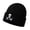 Black, variant on SYMOID Skull Embroidered Cuffed Knit Beanie Warm Stretchy Winter Hat for Men Women Hats,Size Free Size
