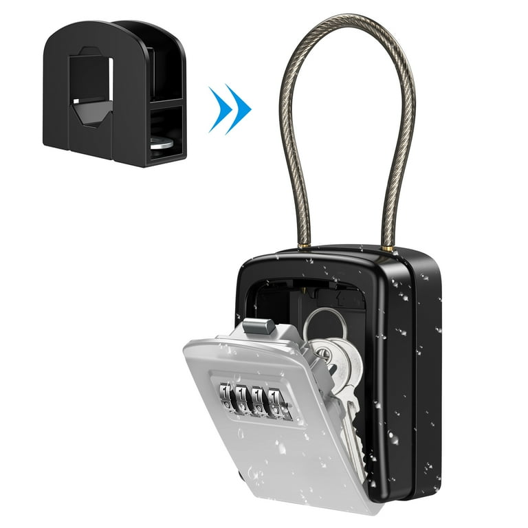 Portable Door Lock Portable Combination Lock Key Box Secure