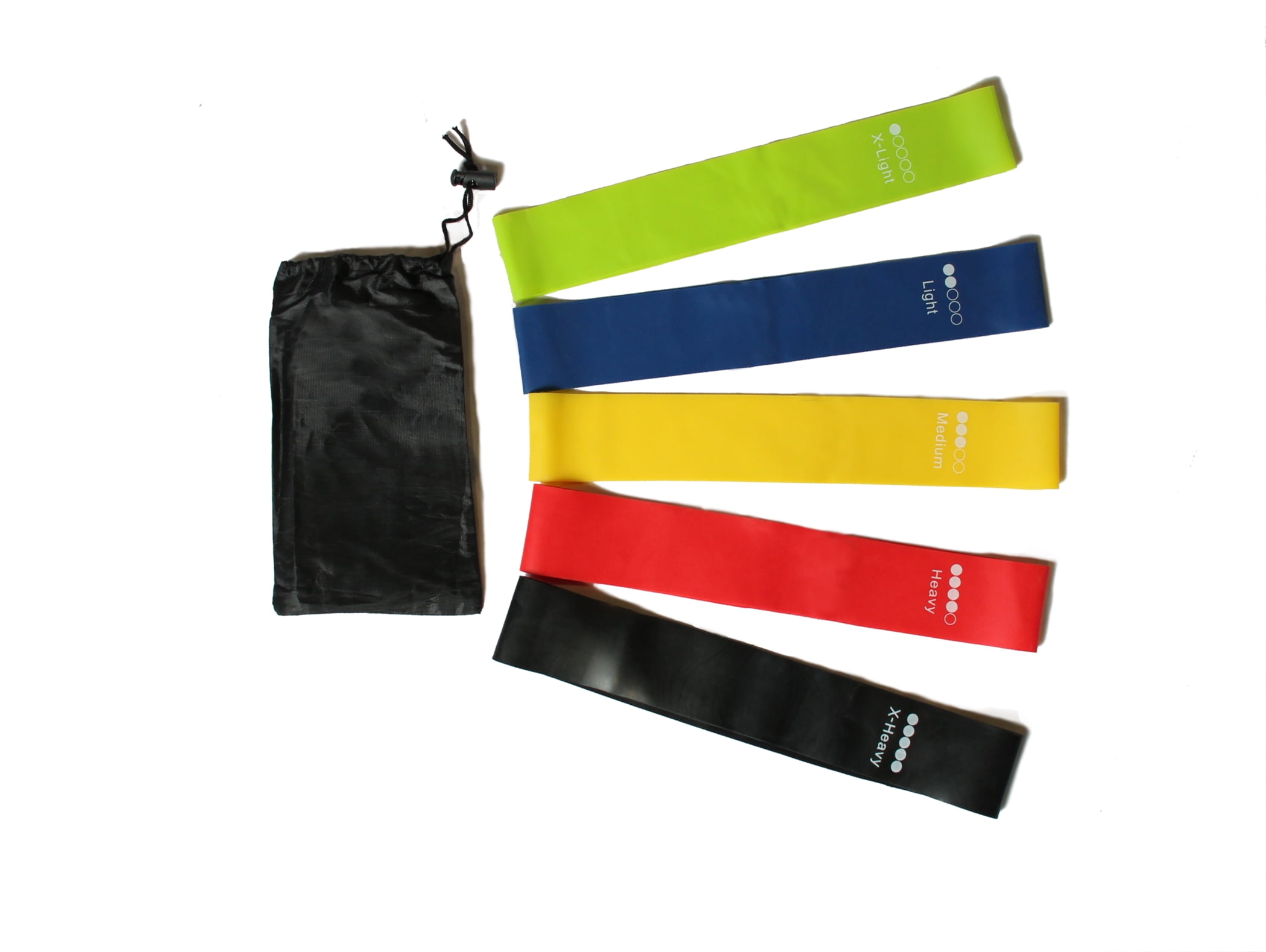 $averPak BodyForge Resistance Loop Exercise Bands with Instruction Guide and Carry Bag for Men & Women (2 Pack)