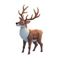 thumbnail image 6 of Cartoon Deer Stickers, Waterproof Christmas Sticker for Water Bottle Laptop Phone Cases Planner Skateboard Luggage Helmet Party Favor Decor, Ideal for Adults Teens Teacher Rewards, 6 of 8