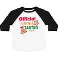 thumbnail image 3 of Inktastic Christmas Official Cookie Taster with Bell and Star Cookie Boys or Girls Toddler T-Shirt, 3 of 5