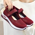 thumbnail image 3 of 2024 Zapatillas de tenis de malla transpirables para mujer, zapatos de punto, zapatos deportivos casuales para mujer, zapatillas de plataforma con agujeros para mujer, 3 of 4