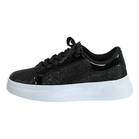 

Eudgs Thick Soled Height Increasing Sneakers Glossy And Versatile Couples’ Fashionable Shoes Comfortable Flat Shoes Wedges Size 9 Womens Casual on Shoes with No Back Womens Shoes Casual Dress with