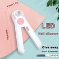 thumbnail image 5 of RV Cortauñas para gatos, cortaúñas para mascotas con línea de sangre LED, tijeras profesionales para garras de perros, con lima de uñas, sin salpicaduras, para hámsteres pequeños, conejos y gatitos Sailing Electrónica, 5 of 5