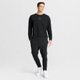 thumbnail image 3 of Men's Fanatics Black Los Angeles Kings Authentic Pro Road Tri-Blend Sweatshirt, 3 of 5