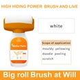 Wall Roller Paint 2 In 1 Brush Tool Rolling Paste Portable for
