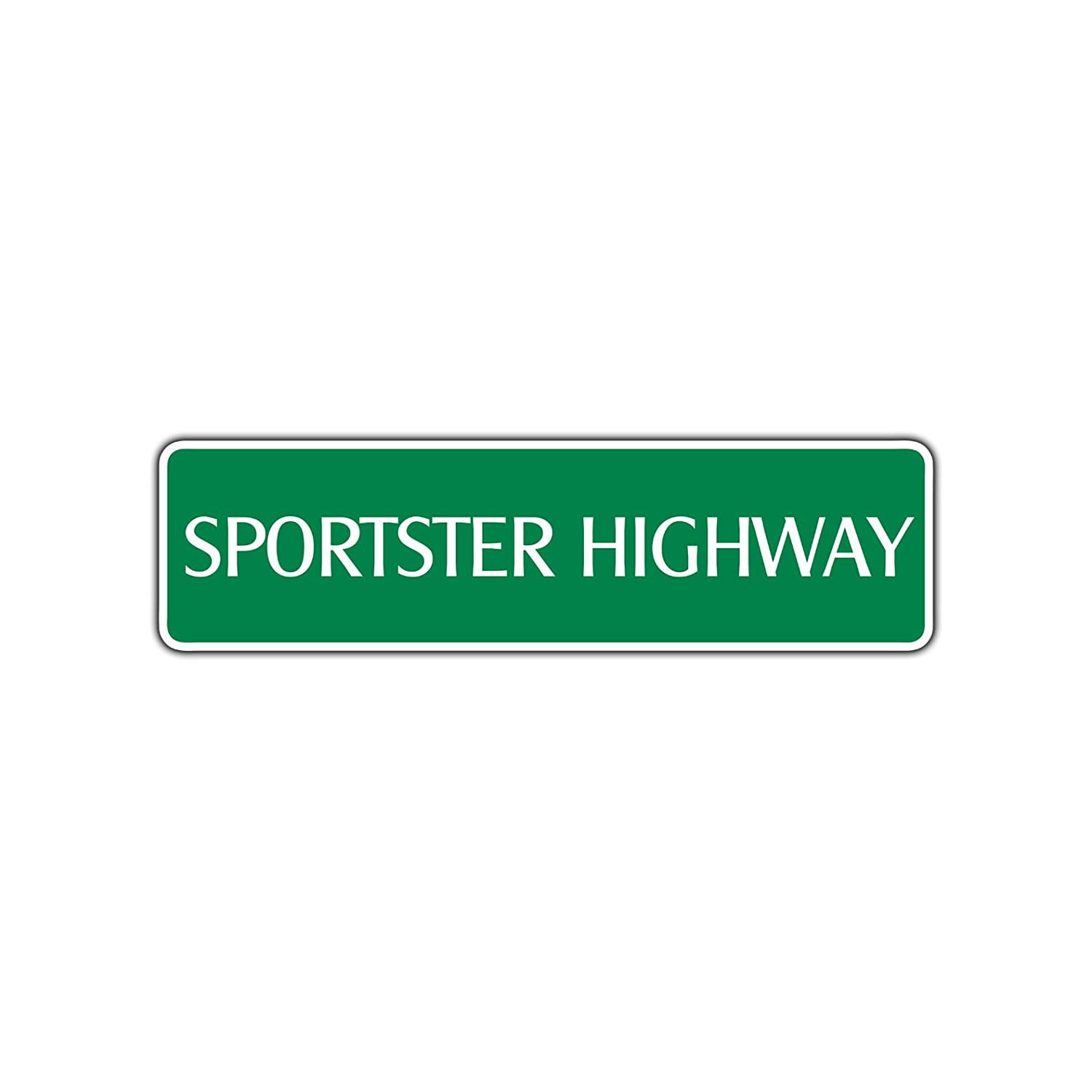 Sportster Highway Harley Davidson Rider Biker Bar Metal Street Sign