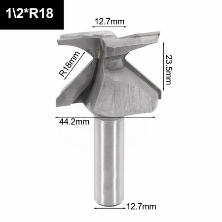 

1/2 Shank Wood Door and Wall Cabinet R18 R30 Arc Bending Cutter Router Bits