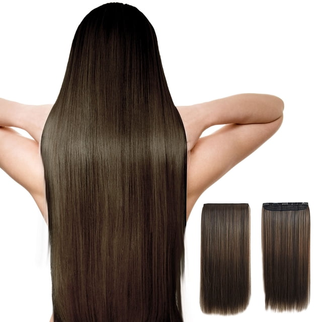 Long Hair Extensions for Fuller Style Easy to Wear and Combine for Length Up to 23 Inches