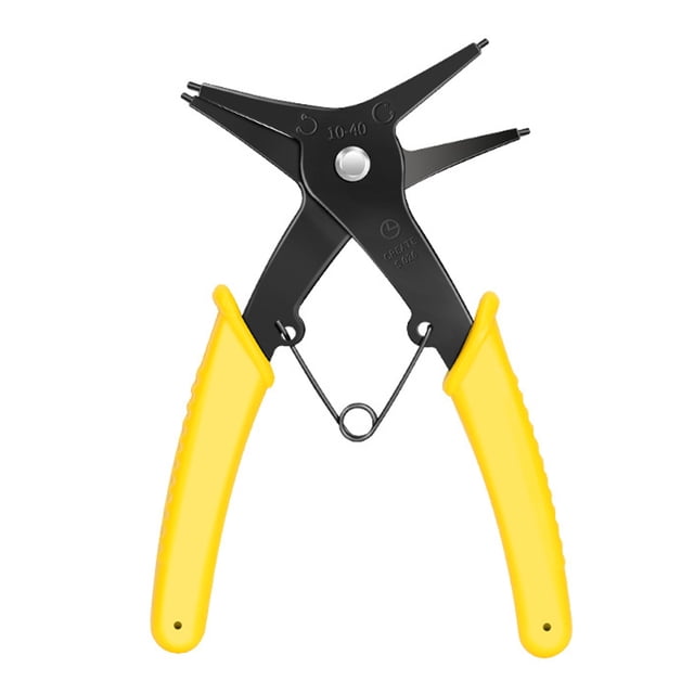 Yeacher 2 In 1 Circlip Pliers Internal External Dual-use Retaining Snapring Plier Multifunctional Circlip Pliers Hand Tool