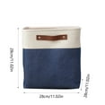 thumbnail image 3 of Kraoden Large Capacity Fabric Organizer Storage Box, Bedroom, Clothes, Books, Toys Basket, Durable, Foldable, Stylish Home Decor, Multi-Purpose Storage Solution with Handles, 3 of 6