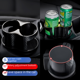 thumbnail image 1 of Soporte para vasos de coche, soporte de soldadura de carbono, Control Central, Base giratoria para soporte de bebidas multifunción., 1 of 5