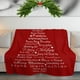 thumbnail image 5 of Ganfancp Coral de Navidad Manta de Terciopelo Multilenguaje Árbol de Navidad Imprimir Aire Acondicionado Colcha Siesta Manta Sofá Manta Ofertas Del Día Sólo En Línea Manta X 1, 5 of 7