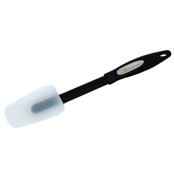 Chef Craft Select Silicone Spoon Spatula, 12 inches in Length, Black