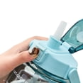 thumbnail image 2 of Botella de agua deportiva de 2,2 l con marcador de tiempo motivacional, a prueba de fugas, sin BPA, a prueba de fugas, apta para deportes, senderismo, escuela, oficina, al aire libre, 2 of 5