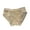 Beige, variant on Lopecy-Sta Women's Lace Underwear Solid Color Seamless Mid Waist Underwear No Show Panties for Women Soft & Breathable