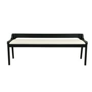 Boraam Rasmus Wood Dining Bench - Cream/Black