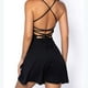 thumbnail image 4 of Vestido de golf de tenis de entrenamiento atlético para mujer con bolsillos cortos sin mangas vestido deportivo atlético Adepaton BST3006896-5, 4 of 6