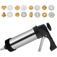 thumbnail image 1 of Cookie Presses Gun Set, Stainless Steel Cookie Biscuit Press/Icing Decorating Gun Sets, 1 of 5
