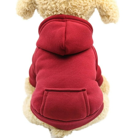 Style Dog Cat - Autumn Winter Dog Hoodie Back Pocket Design Dog Clothes Sport Style Dog Cat Pet Warm Sweatshirt