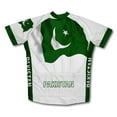 thumbnail image 2 of Pakistan Flag Short Sleeve Cycling Jersey  for Men - Size XL, 2 of 3