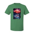 thumbnail image 2 of Wild Bobby, Colorful Horses Running on Forest Auroa, Animal Lover, Men Graphic Tees, Kelly, 5XL, 2 of 3