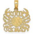 thumbnail image 3 of 14K Yellow Gold 100% CANCER Zodiac Charm - 16.95mm, 3 of 6