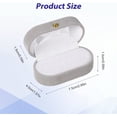 thumbnail image 2 of Caja para anillos de terciopelo Oso de Fresa con 2 ranuras gris 7x4x3.5 cm, 2 of 5