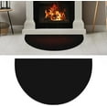 thumbnail image 2 of Fireplace Rug, Half Round Fire Resistant Mat, Fireproof Rug Retardant Hearth Pad for Fireplace Wood Stove, Waterproof, Heatproof, Oilproof, Anti-Slip,For Kitchen, Fireplace, Camping, 2 of 7