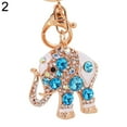 thumbnail image 7 of Naierhg Bling Rhinestone Elephant Keychain Key Ring Handbag Charm Pendant Gift, 7 of 7