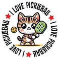 thumbnail image 3 of CafePress - I Love Pickleball - Women's Short Sleeve Print T-Shirt and Pants Light Cotton Pajama Set, 3 of 7