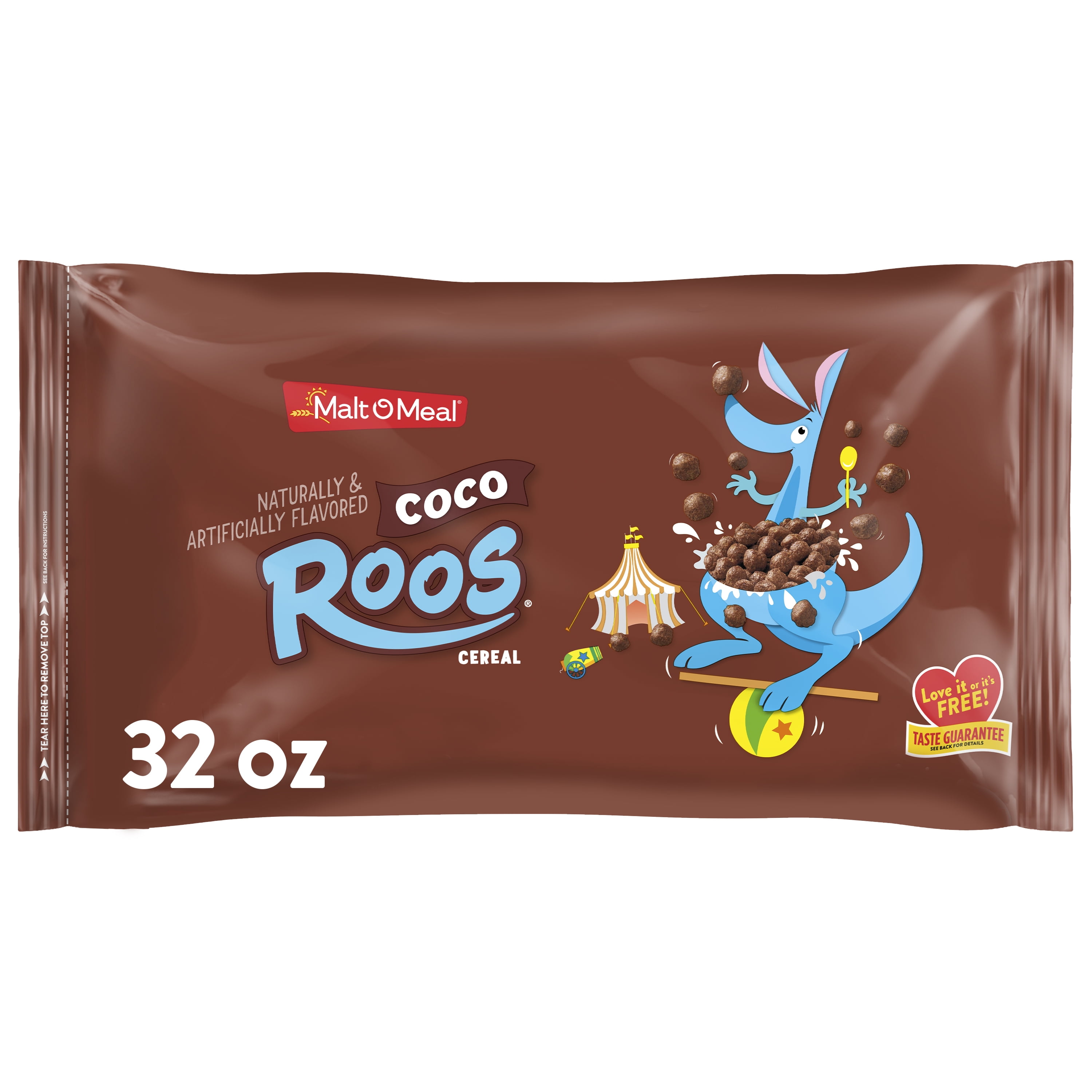 MaltOMeal Coco Roos Breakfast Cereal, 32 OZ Resealable Cereal Bag
