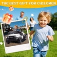 thumbnail image 4 of Xuanlur 24V Ride on Truck Car w/Parent Remote Control, Ride on Toys w/4-Wheel Suspension, Power Display, Bluetooth, Music, LED Headlight, Electric Car for Kids Aged 3+, White, 4 of 8