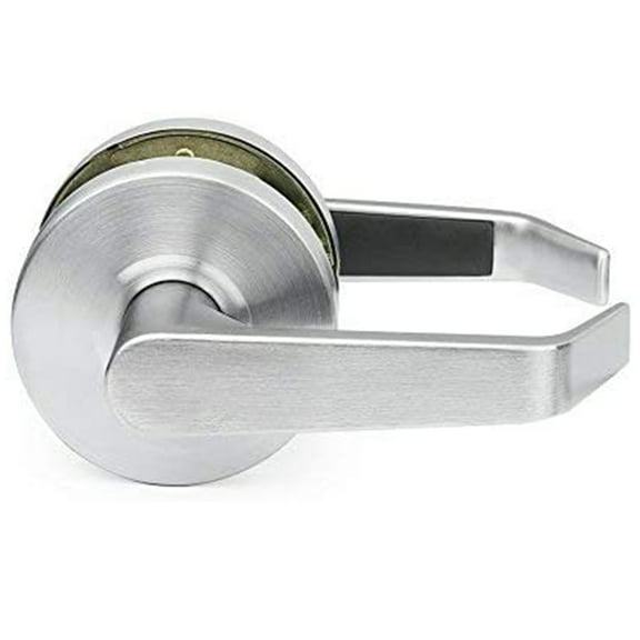 Lawrence Hardware Heavy-Duty Grade 2 Chrome Passage Door Lever, 2 3/4"