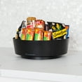 thumbnail image 4 of Mind Reader Snack Carousel, Countertop Organizer, Snack Tray, 12"L x 12"W x 4"H, Black, 4 of 7