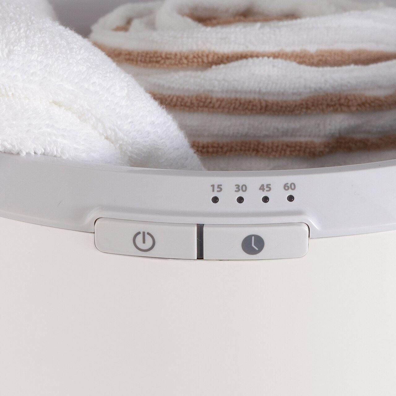 Zadro Ultra Large Luxury Bucket-Style Towel Warmer with Auto Shut off and 4  Timer Settings for Bathroom, White - Walmart.com