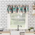 thumbnail image 2 of Aztec Valances Curtains Southwest Tribal Navajo Abstract Ethnic Geometric Print Rod Pocket Window Curtains for Living Room, Bedroom, Kitchen, Bathroom,1 Panel, 54" W x 18" L, 2 of 6
