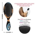 thumbnail image 6 of Halloween Pumpkins Skulls Bats and Eyeballs Hair Brush,Girls Detangling Hair Brush,Glide Through Tangles with Ease for Wet & Dry Hair,8.8"X2.8", 6 of 7