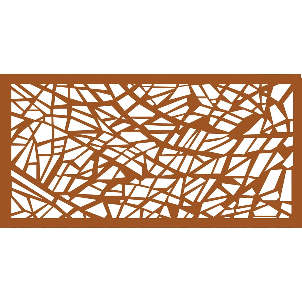 Decorative Laser Cut Metal Privacy Screen Outdoor Panel, Perfect for