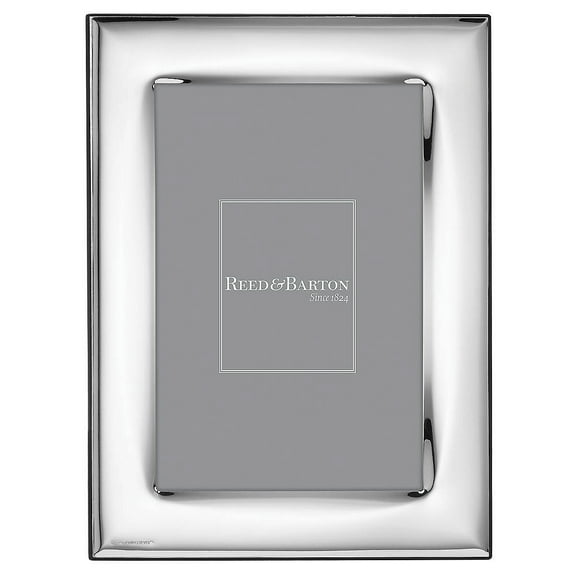 Reed and Barton Naples Silverplate Photo Frame, 4" X 6"