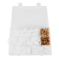 thumbnail image 1 of 380pcs/set Auto Car Motorcycle 2.8mm 2 3 4 6 pin Electrical Wire Connector Terminal, 1 of 8