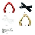 thumbnail image 4 of Sonducket Codo Guantes largos Estilo simple Mujer sexy Ropa Accesorio Niñas Vestir Ornamento Damas Banquete Fiesta Guante con color sólido guantes y mitones Plata Sonducket AP011288-05B, 4 of 6