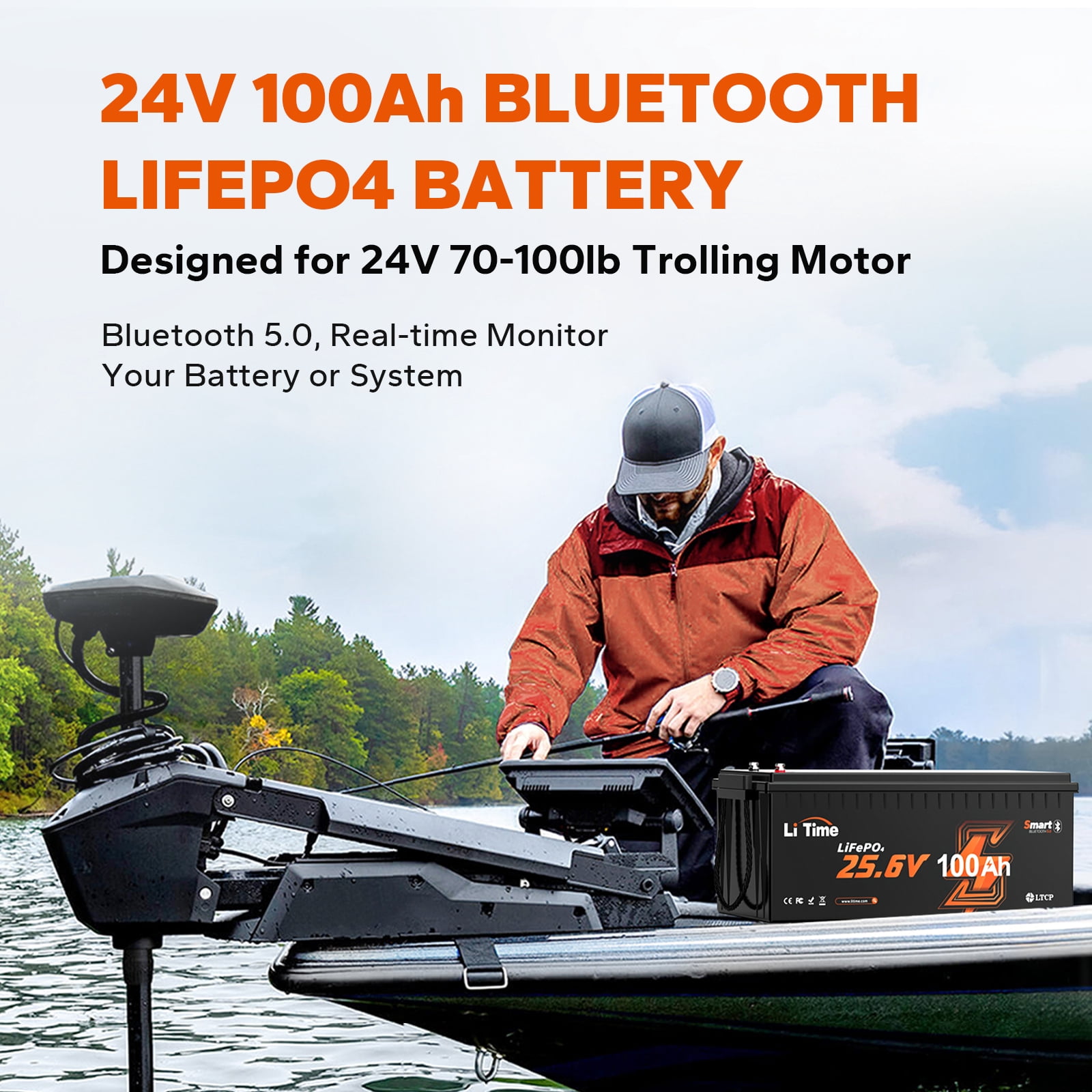 24 Volt Deep Cycle LiFePO4 Lithium Batteries – -US