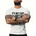 thumbnail image 5 of Stamzod Valentines Mens T-Shirts Letter Print Summer Short Sleeve Shirts Casual Oversized Gym Clothes for Men White-3 XXL, 5 of 7
