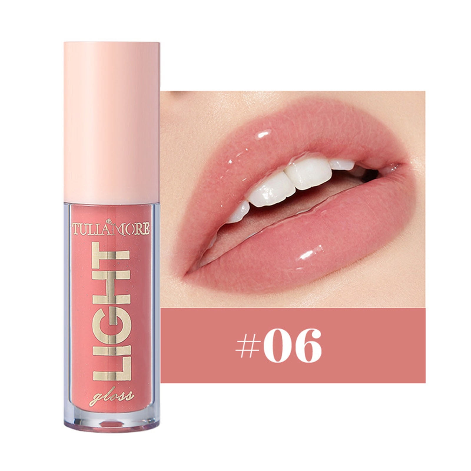 YiFudd Moisturizing And Moisturizing, Candy Lip Gloss, Mirror Finish, Pearl Gloss, Bare Color